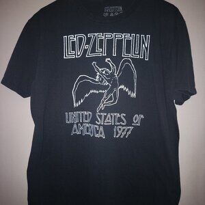 LED ZEPPELIN BLACK T-SHIRT SIZE LARGE